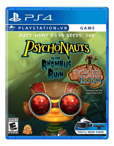 Jogo Vr Psychonauts :in The Rhombus Of Ruin Ps4