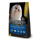 Ração P/caes Adulto Cibau Sensitive Fish Rice Mini 1kg