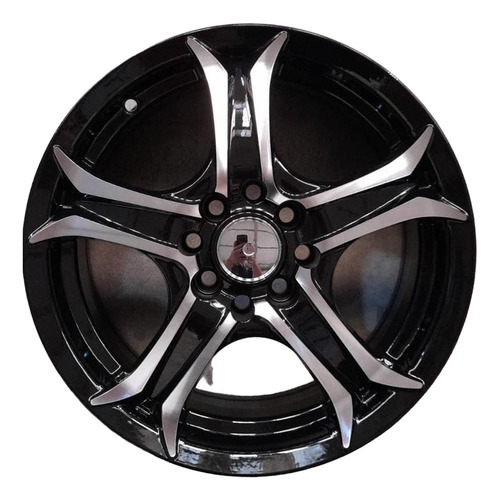 Llanta Deportiva Tag R15x6.5 4x99/108 Diamantada Y Negra