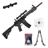 Airsoft Aeg Rossi Ar15 Neptune Keymod +bbs 0.12 +luneta 4x32