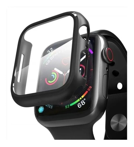  Protector Acrilico Negro Compatible Apple Watch 38 40 42 44