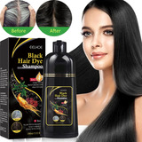 Champú Herbal Natural 3 En 1 Para Cubrir El Cabello Blanco