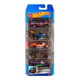 Hot Wheels Pack Com 5 Carros Exposed Engines Hfv90 - Mattel