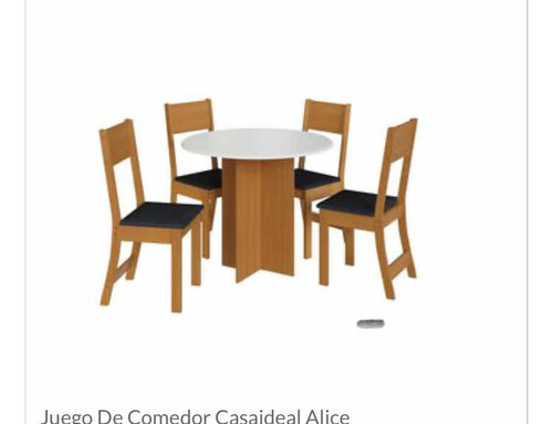 Comedor Redondo 4 Sillas