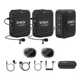 Microfone Lapela Synco G1 A2 Wireless Cor Preto