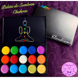 Paleta De Sombras Chakras, Maquillaje Orgánico Y Natural