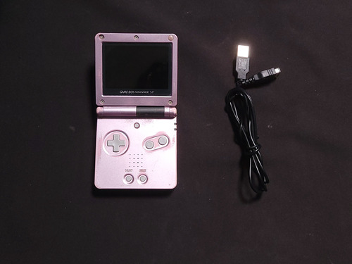 Game Boy Advance Sp Gba 2 Luz 101 Rosa + Negro