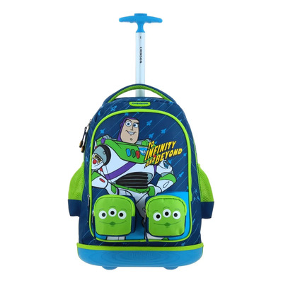 Mochila Escolar Grande Con Ruedas De Fabrica Y Luces Led Chenson Disney Toy Story Buzz Finit Ts71179-9 Azul Finit | Envío gratis