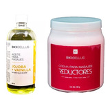 Aceite De Vainilla 500ml  + Crema Reductores 1kg - Biobellus