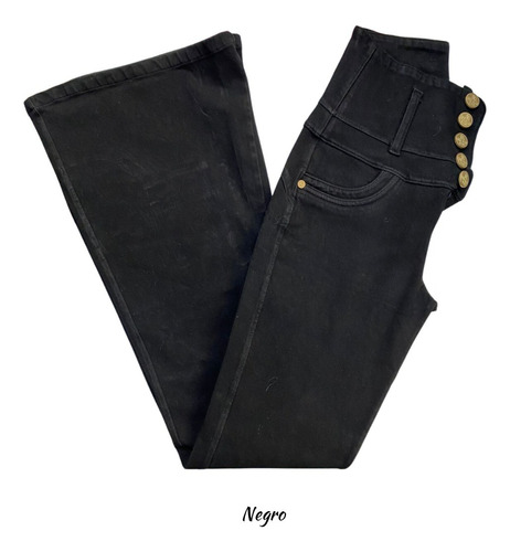 Pack 2x1 Jeans Fajero Reductor Flare 5 Botones Marca Nieves