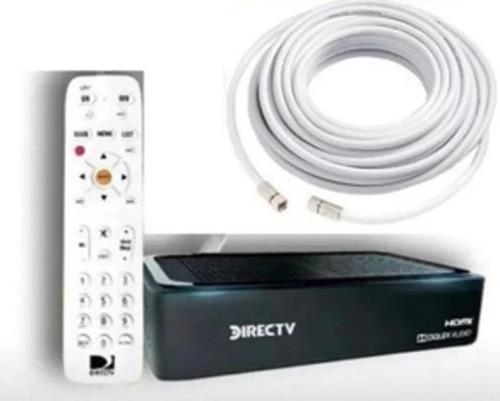 Decodificador Directv Hd Prepago Completo + Cable Coaxil