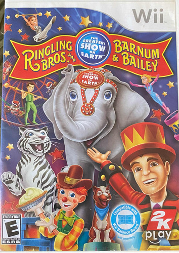 Ringling Bros Barnum Bailey Circo Nintendo Wii Usado