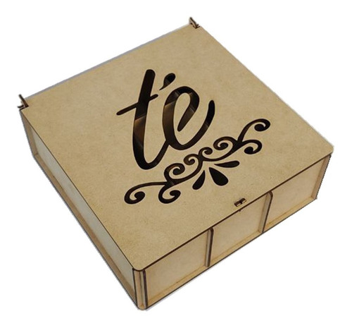 Caja Para Té De Madera Mdf