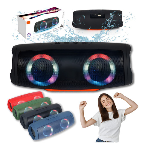 Bocina Portátil Waterproof Bluetooth Altavoz Subwoofer Pro