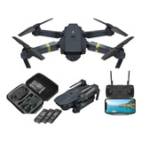 Drone E58 Pro Doble Cámara 4k Original Con Estuche 3 Batería