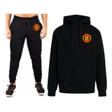 Conjunto Buzo+jogging-futbol-manchester United Escudo Chico 