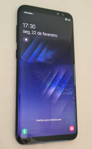 Samsung Galaxy S8 Plus 64gb Preto Sm-g955f Usado Com Burn-in