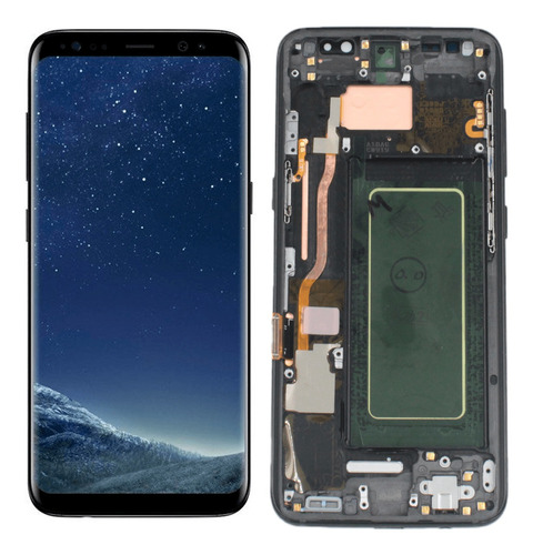 Tela Display Frontal Compativel Samsung S8 C/aro Premium