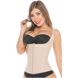 Faja Salome Chaleco Moldeador Con Tiras Removibles 313 Beige