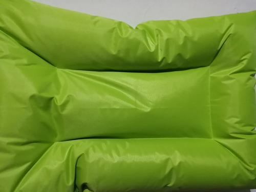 Camita Indestructible Para Perro Color Verde Fácil De Lavar 