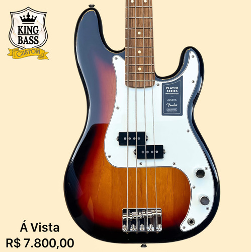 Baixo Fender Precision 4 Cordas Mim 2022