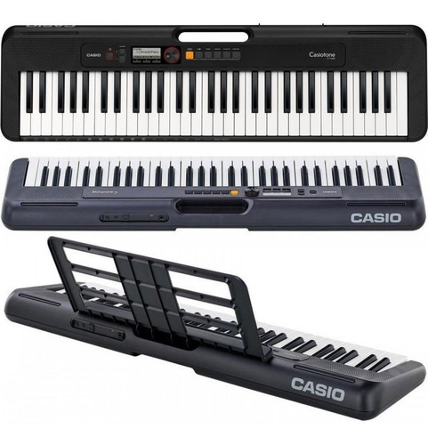 Teclado Musical Casiotone Digital Preto Ct-s200bkc2-br