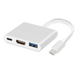 Adaptador Usb 3.1 Tipo C Thunderbolt 3.0 X Hdmi Usb