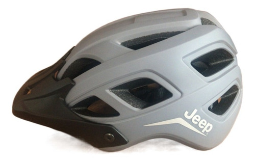 Casco Mtb Jeep Pro H Element Talla L (58-61 Cm) Negro- Gris