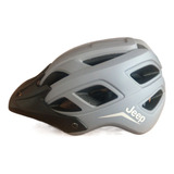 Casco Mtb Jeep Pro H Element Talla L (58-61 Cm) Negro- Gris