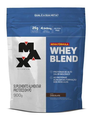 Whey Blend Refil 900g Max Titanium