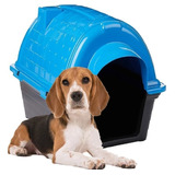 Casinha Pet Iglu Grande N5 Azul Dog Casa Cama Cães Gatos