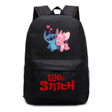 Mochila Bolsa Escolar Lilo Stitch Infantil Kids Grande Refor