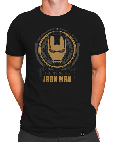 Camiseta Homem De Ferro Camisa Iron Man Tony Stark Avengers