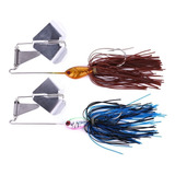 2 Buzzbait Matones Doble Propela Lobinero Robalero Pesca 