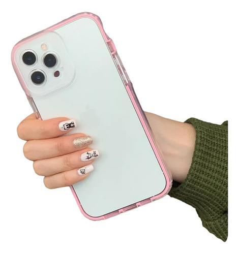 Funda Compatible Con iPhone Correa Silicona Cinta Colgante