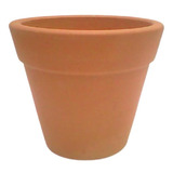 2 Vasos De Barro / Cerâmica Jardim 14,5x11,5 Cm
