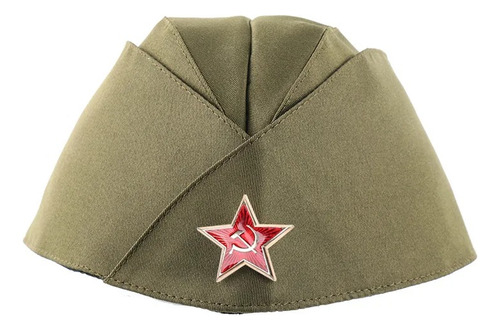 Gorra Rusa Pilotka Union Sovietica 2da Guerra Con Pin