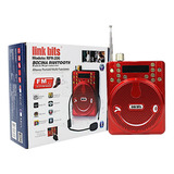 Bocina Roja Portatil Megafono Bluetooth 146x127x52mm 5v 5w