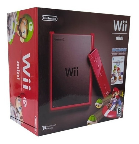 Caixa Vazia Nintendo Wii Mini De Madeira Mdf