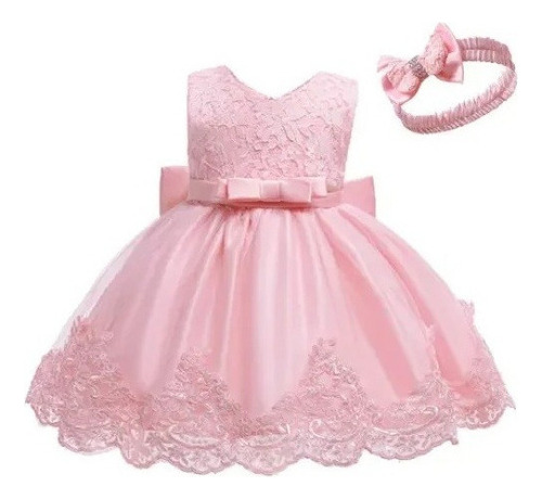 B Ropa, Vestido De Princesa, Lazo, Encaje, Vestido Para Niña