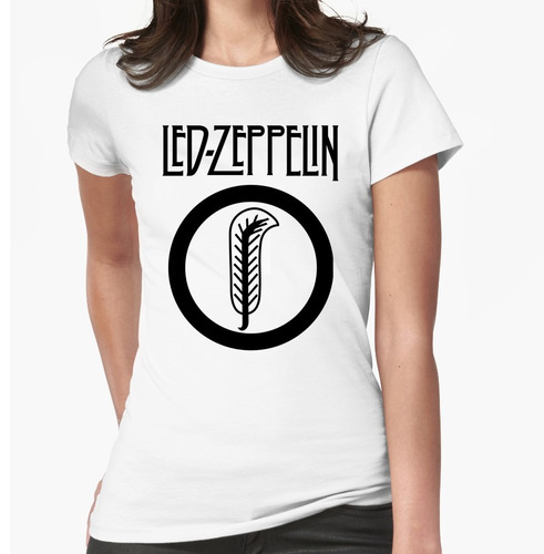 Led Zeppelin Playera Nuevas Pluma Retro Espectacular Oferta