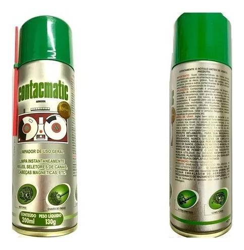 Contacmatic Limpa Contato Spray 200ml Sprayon