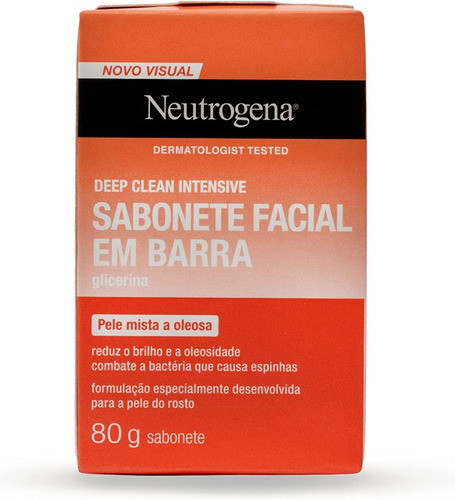 Jabón Facial En Barra Intensive Glicerina Neutrogena