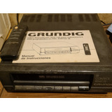 Video Reproductor Grundig Vcp-180 Con C. Remoto Y Manuales