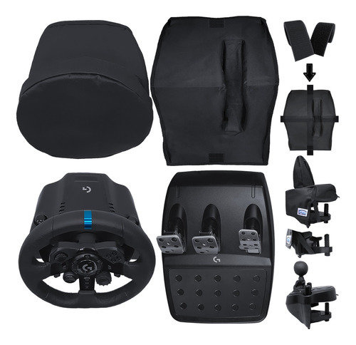 Kit Capas P/ Volante Logitech G29/920/923 P/ Todos Suportes