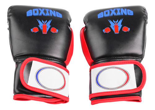 Guantes De Boxeo Con Gancho De Cuero Ajustable Y Transpirabl