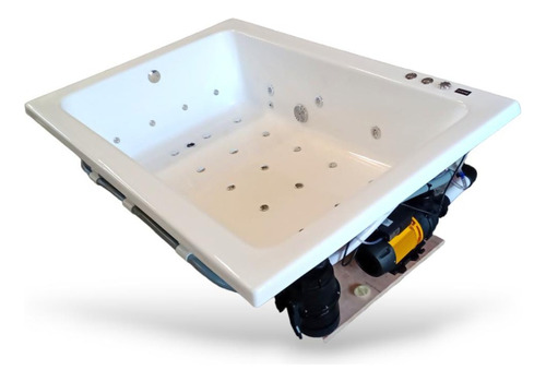 Jacuzzi Minimalista 180x120 Deluxe 16 Jets 1 1/2 Hp Acrílico