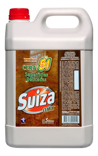 Suiza Cera Cemix 5en1 Cemento Alisado Y Microcemento X 5lts