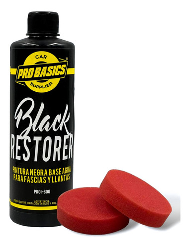 Restaurador Partes Plásticas Black Restorer, Probasics 500ml