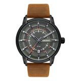 Relógio Orient Masculino Mpsc1006 E1mx Pulseira Couro